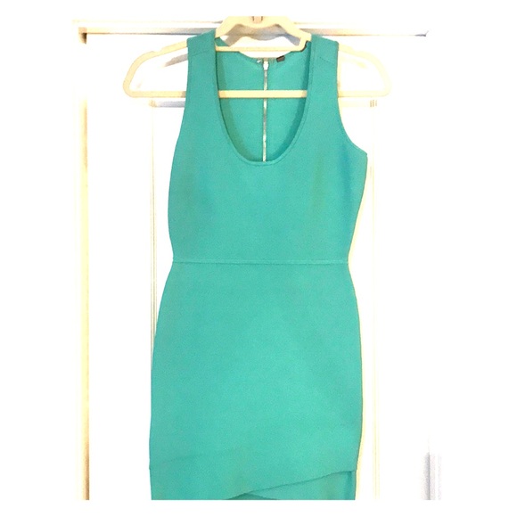 BCBGMaxAzria Dresses & Skirts - BCBG sea green bandage dress